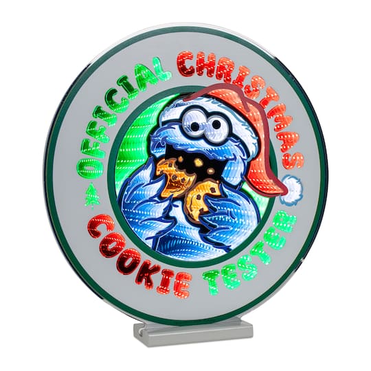 16" Sesame Street Holiday Cookie Sign EkkoLight